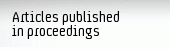 Articles published in proceedings